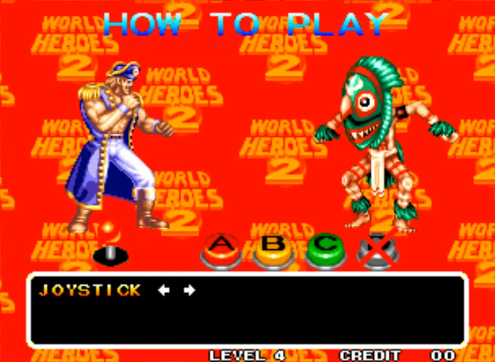 월드 히어로즈 2 – 기술표